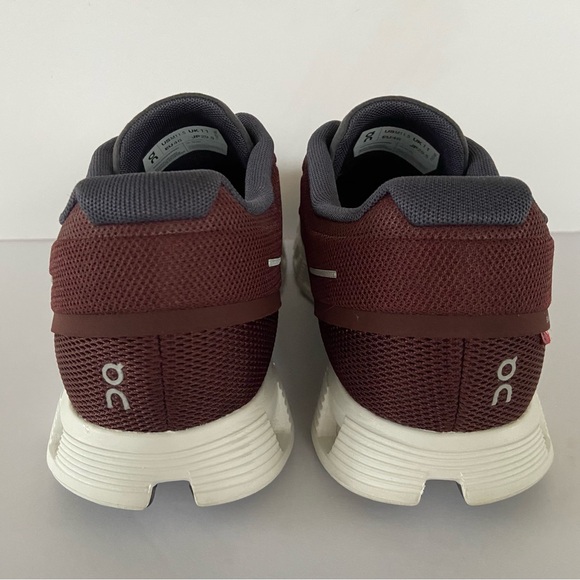 On Running Cloud 5 Men's Shoes  Burgundy Ox Shadow 11.5 - Picture 6 of 16